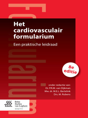 cover image of Het cardiovasculair formularium